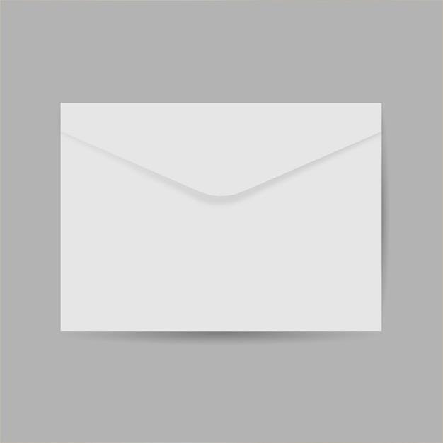 envelop met blank papier