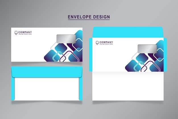 Envelope design template