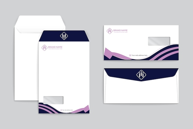 Envelope design template