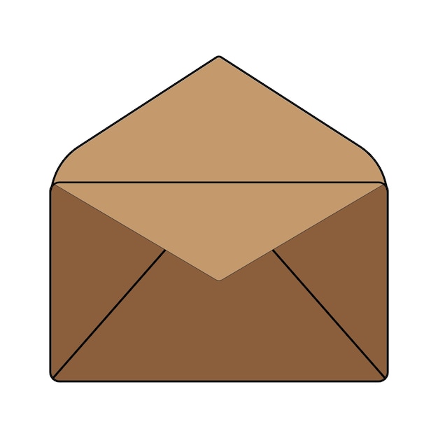 Envelope icon vector design illustration background