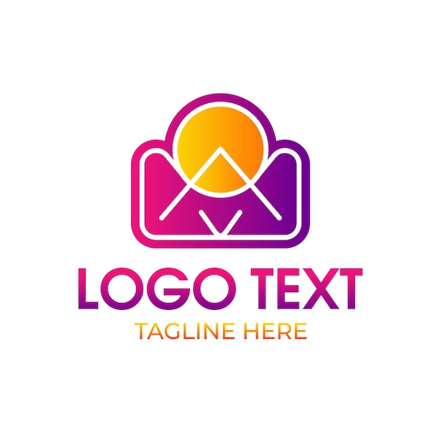 Vector envelope logo mail logo