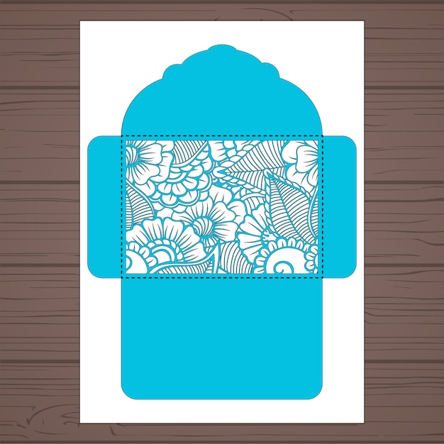 Envelope template design