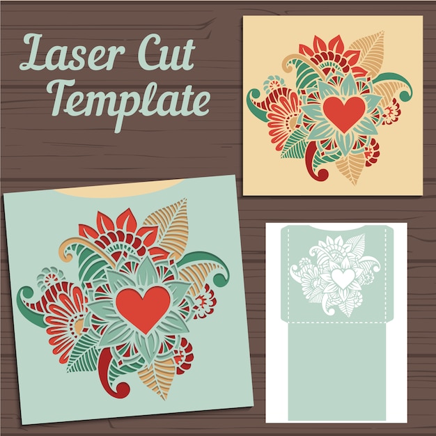 Envelope template design