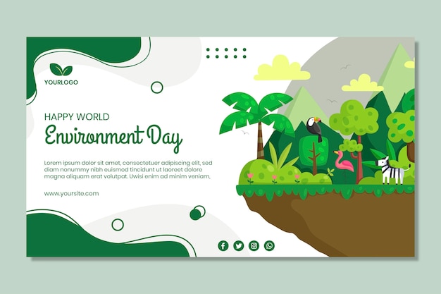 Вектор День окружающей среды