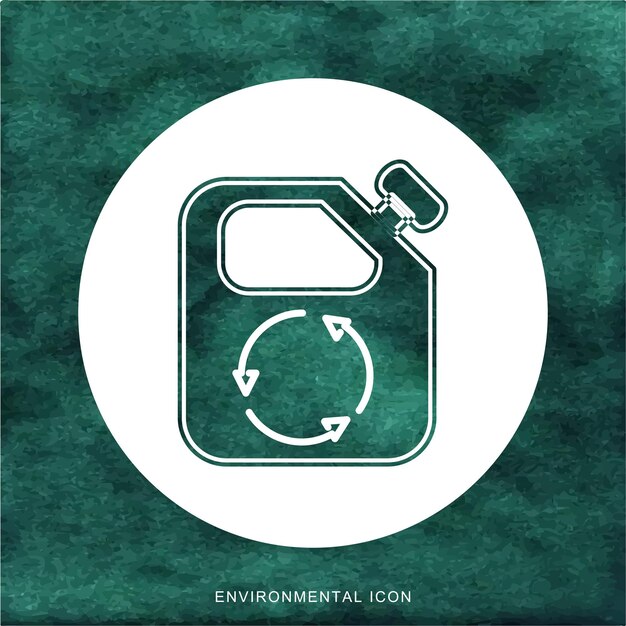 Environmental and Eco Icon For Social Media Template