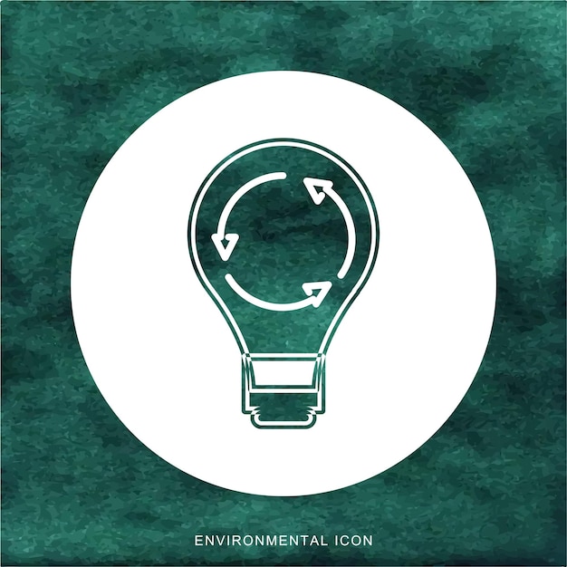 Environmental and Eco Icon For Social Media Template