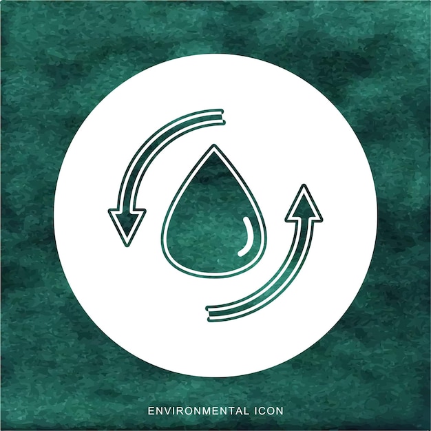 Environmental and Eco Icon For Social Media Template