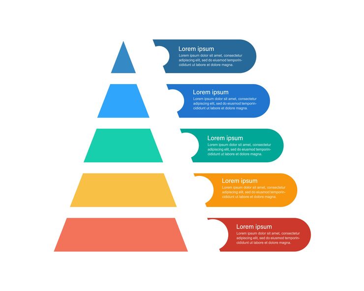 Vector environmental problems and challenges infographic chart design template. abstract vector infochart with blank copy spaces. instructional graphics with 5 step sequence. visual data presentation
