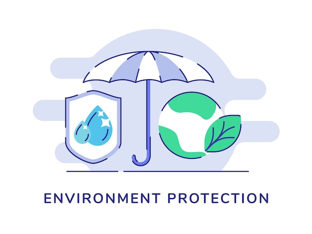 Environmental protection umbrella shield drop water