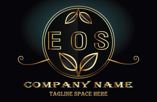 Vector eos letter logo