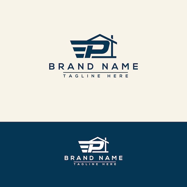 Vector ep logo design template vector graphic branding element.