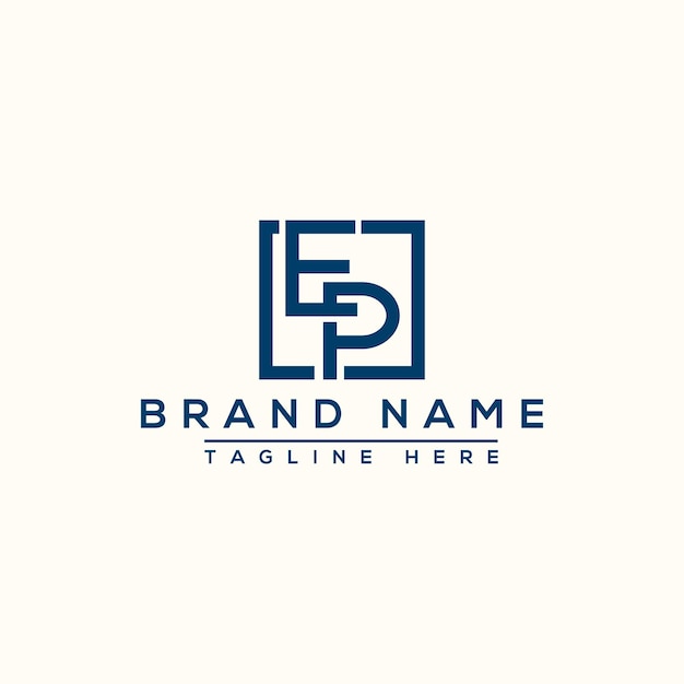 EP Logo Design Template Vector Graphic Branding Element