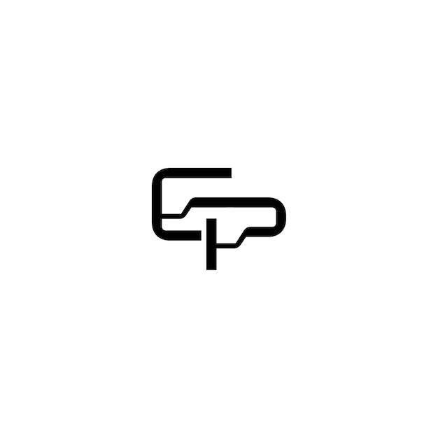 EP monogram logo design letter text name symbol monochrome logotype alphabet character simple logo