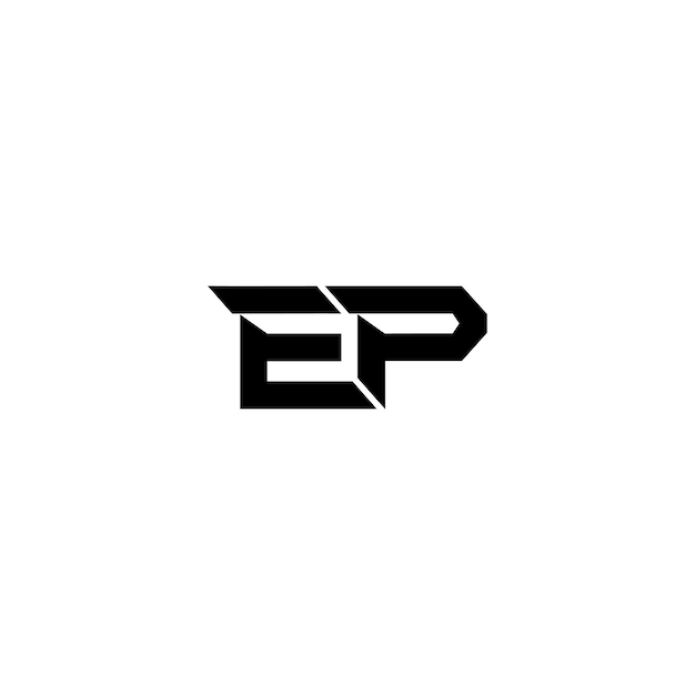 EP モノグラムロゴ デザイン文字 テキスト名 シンボル モノクロロゴタイプ アルファベット文字 シンプルロゴ