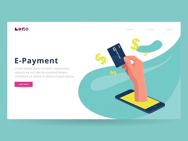 EPayment landing page