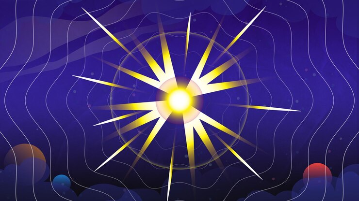 Vector eps illustration of planets black holes and galaxies