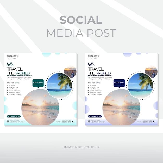 EPS Real estate digital marketing web banner social media and instagram post template banner