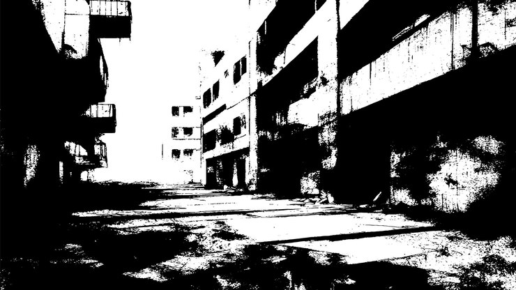Vector eps10 black and white texture vector rough grunge background with distressed overlay effect