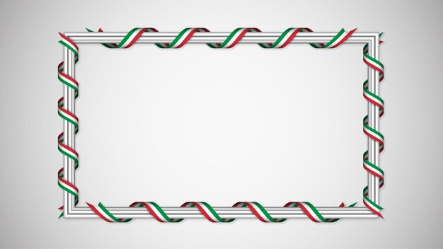 Eps10 ベクトル イタリア国旗の色と愛国的な背景