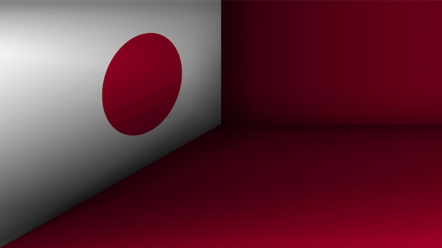 Eps10 vector patriotic background with japan flag colors