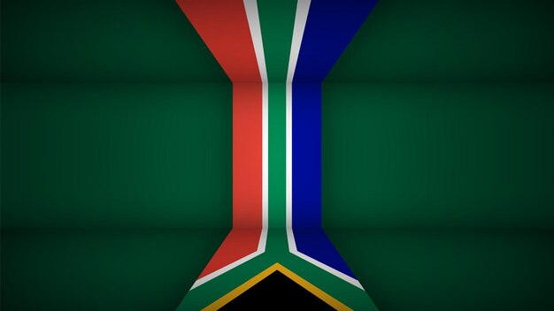 Eps10 vector patriotic background with southafrica flag colors