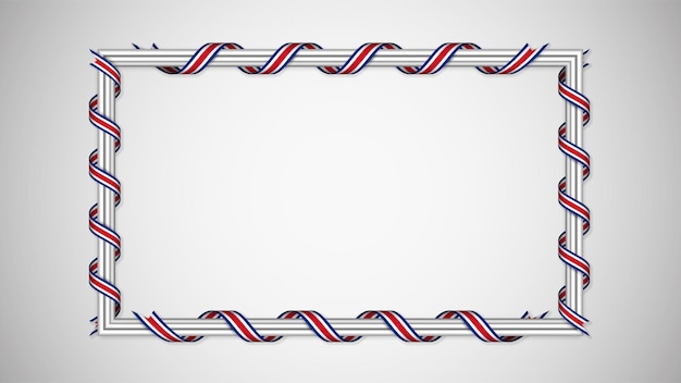 Vector eps10 vector patriotische achtergrond met de kleuren van de costa ricaanse vlag