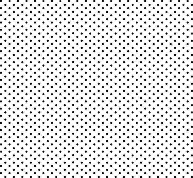 eps10 vector Seamless monochrome polka dot pattern. black Dotted circle background