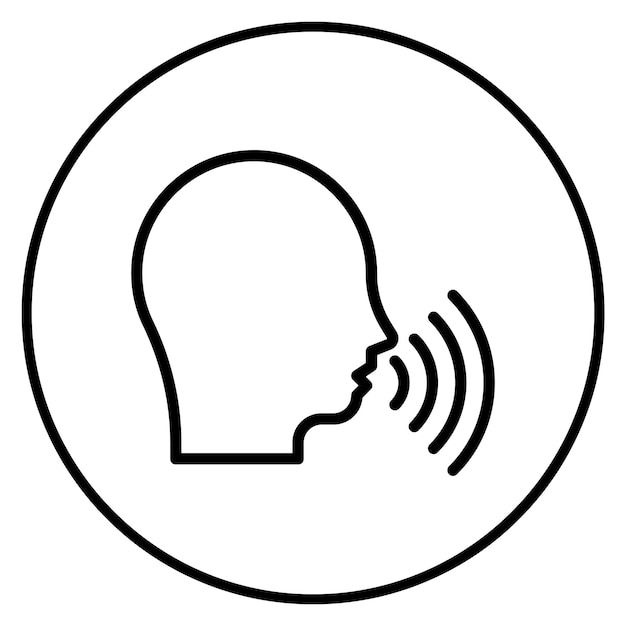 Equal Voiceアイコンのベクトル画像はプレスフリーダムデーに使用できます