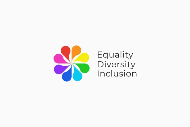 equality diversity inclusion logo issue human rights group community social respect and tolerance