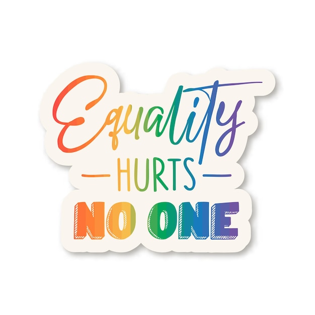 Equality Hurts No One