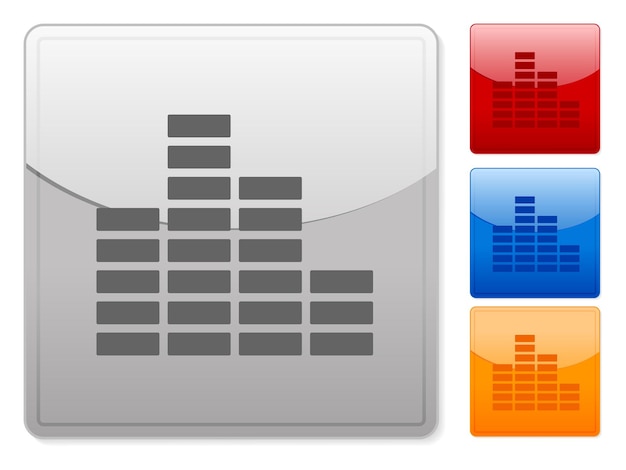 Vector equalizer voor vierkante webknoppen