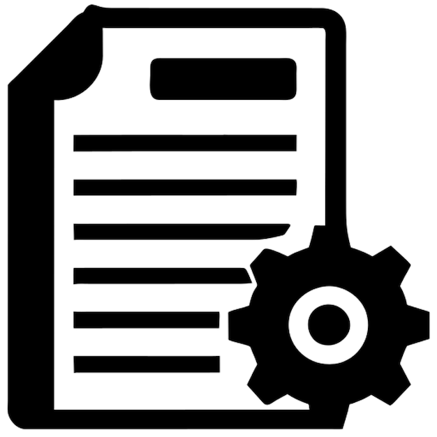 Vettore icona manuale del prestatore di attrezzature