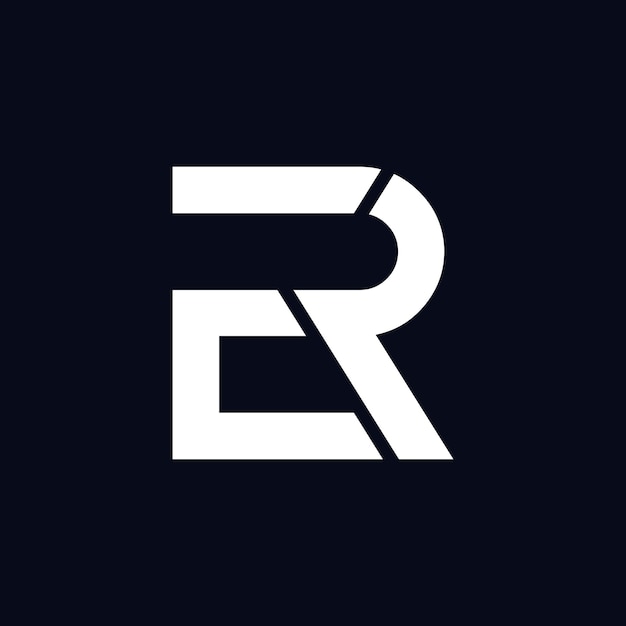 Vector er-logo, re-logo