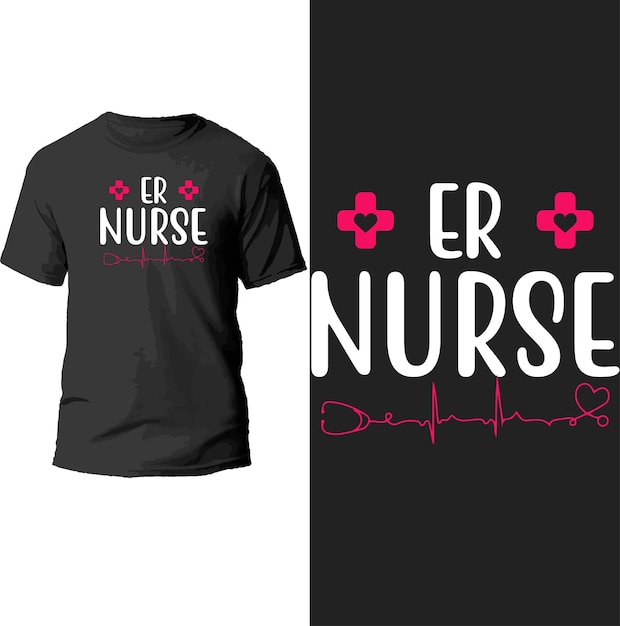 er nurse t shirt design