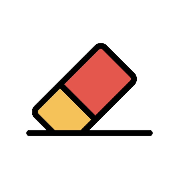 Eraser Icon Trendy Vector Template