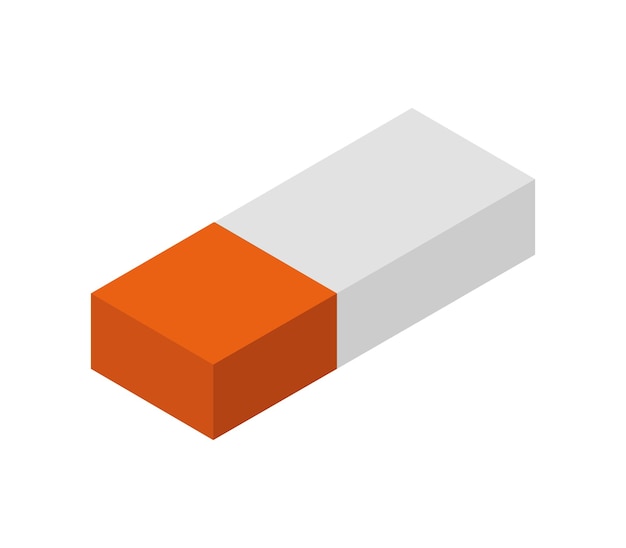 Eraser isometric