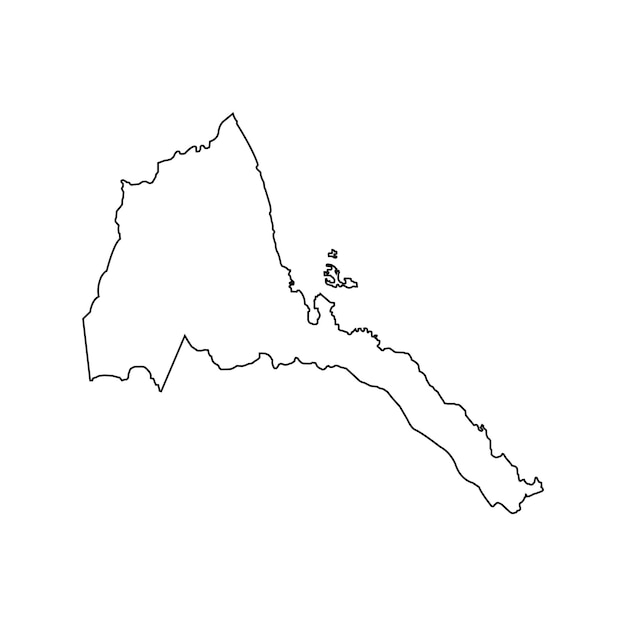 エリトリア 地図 アイコン