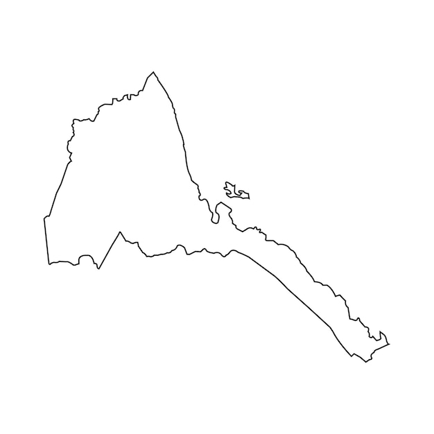 エリトリア地域地図