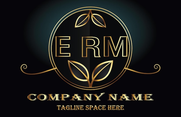 Vector erm letter logo