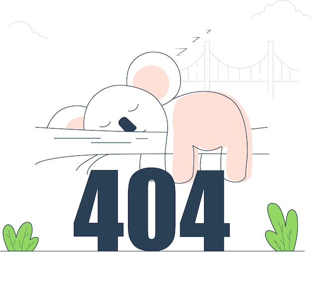 Vector error 404 illustration