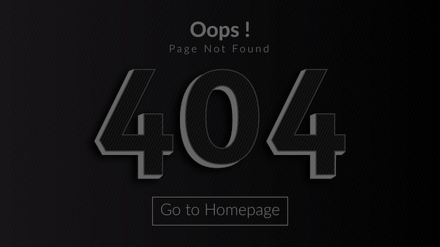 Error 404 page not found concept for web page missing