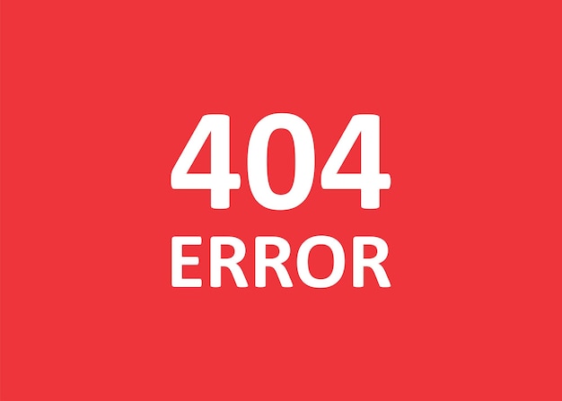 벡터 플랫 스타일의 간단한 배경 그림을 찾을 수 없는 오류 404 페이지