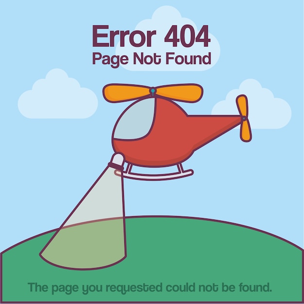 오류 404 페이지를 찾을 수 없습니다