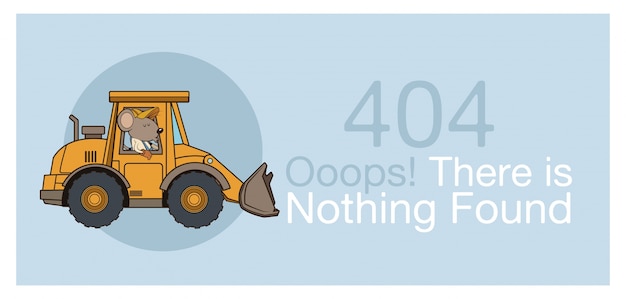 Errore 404 con cartoon mouses divertente