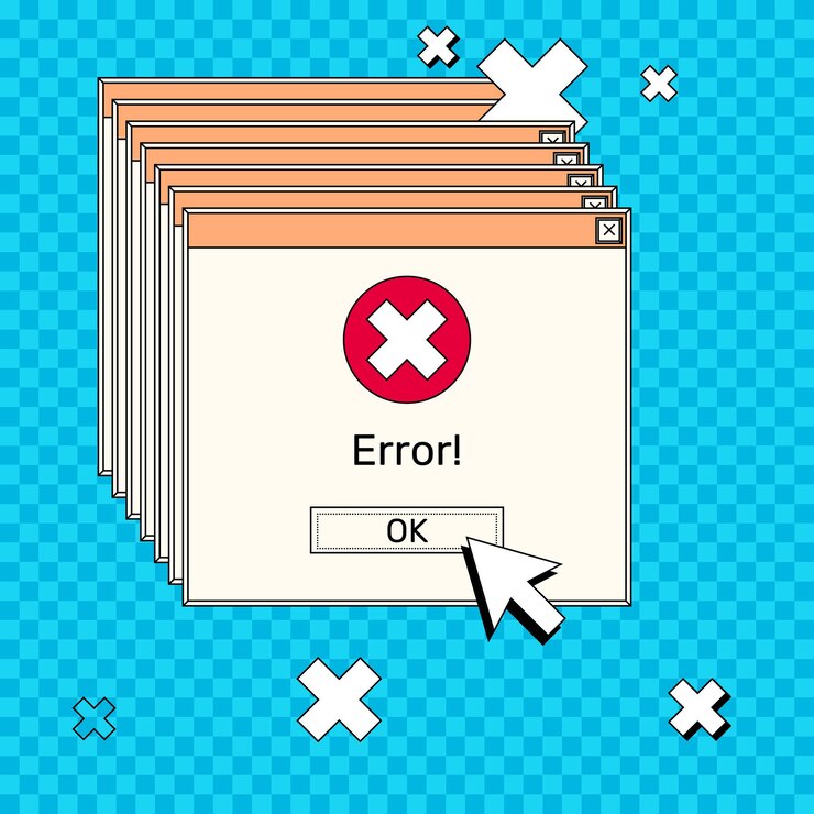 Vector error screen