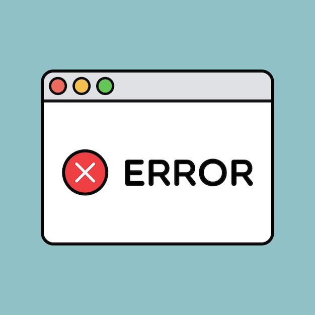 Error Window Illustration