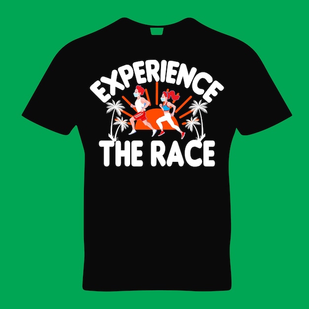 Ervaar het race zomert-shirt