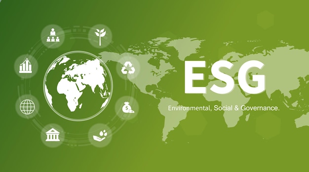 ESG - Milieu, Sociaal en Corporate Governance Banner Informatietechnologie Groene Zaken