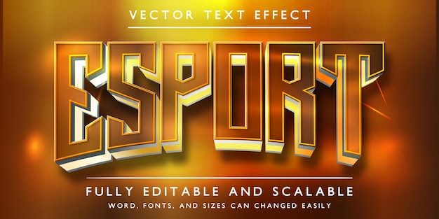 ESPORT EDITABLE TEXT EFFECT