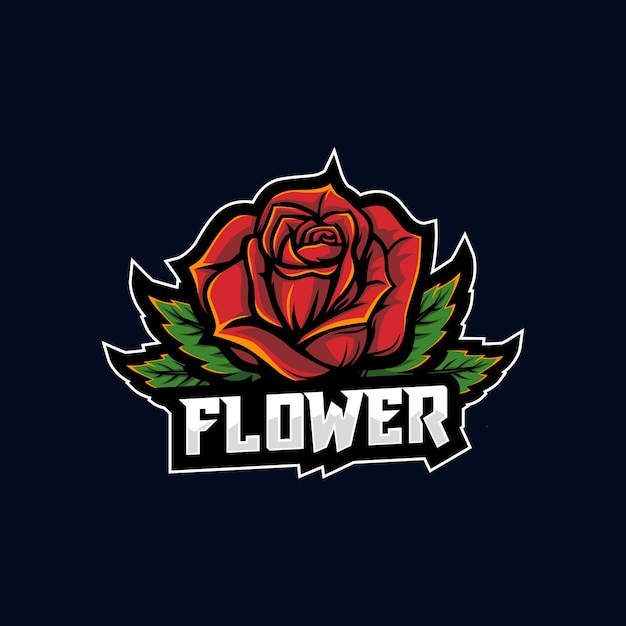 Esport flower logo